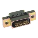 RS PRO 15 Way Straight Panel Mount D-Sub Connector Male, 3A Current, D Shell Size, Gold Plated Copper Alloy Contacts 244-3752