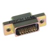 RS PRO 15 Way Straight Panel Mount D-Sub Connector Male, 3A Current, D Shell Size, Gold Plated Copper Alloy Contacts 244-3752