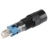 Idec Illuminated Miniature Push Button Switch, Latching, Panel Mount, 8 mm Cutout, SPDT, IP40, 125 V AC AL8M-A100