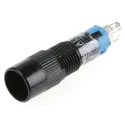 Idec Illuminated Miniature Push Button Switch, Latching, Panel Mount, 8 mm Cutout, SPDT, IP40, 125 V AC AL8M-A100