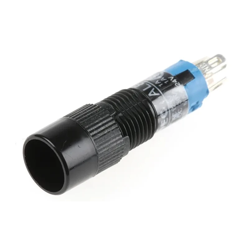 Idec Illuminated Miniature Push Button Switch, Latching, Panel Mount, 8 mm Cutout, SPDT, IP40, 125 V AC AL8M-A100