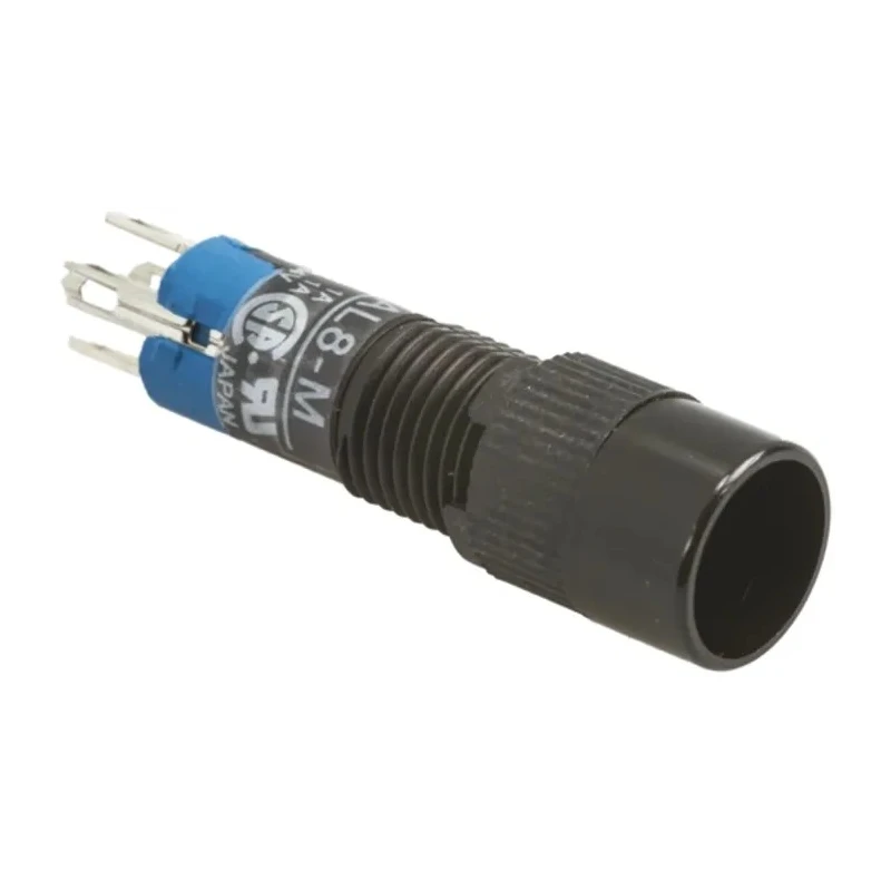 Idec Illuminated Miniature Push Button Switch, Momentary, Panel Mount, 8 mm Cutout, SPDT, IP40, 24 V dc 125 V ac AL8M-M100