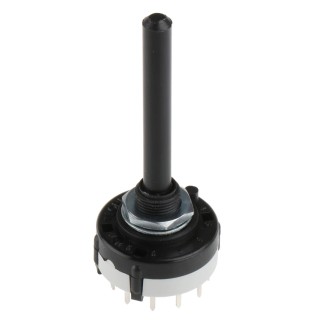 Lorlin 12 Position SPST Rotary Switch 150mA 250V AC 24V DC Polyamide Housing CK1049