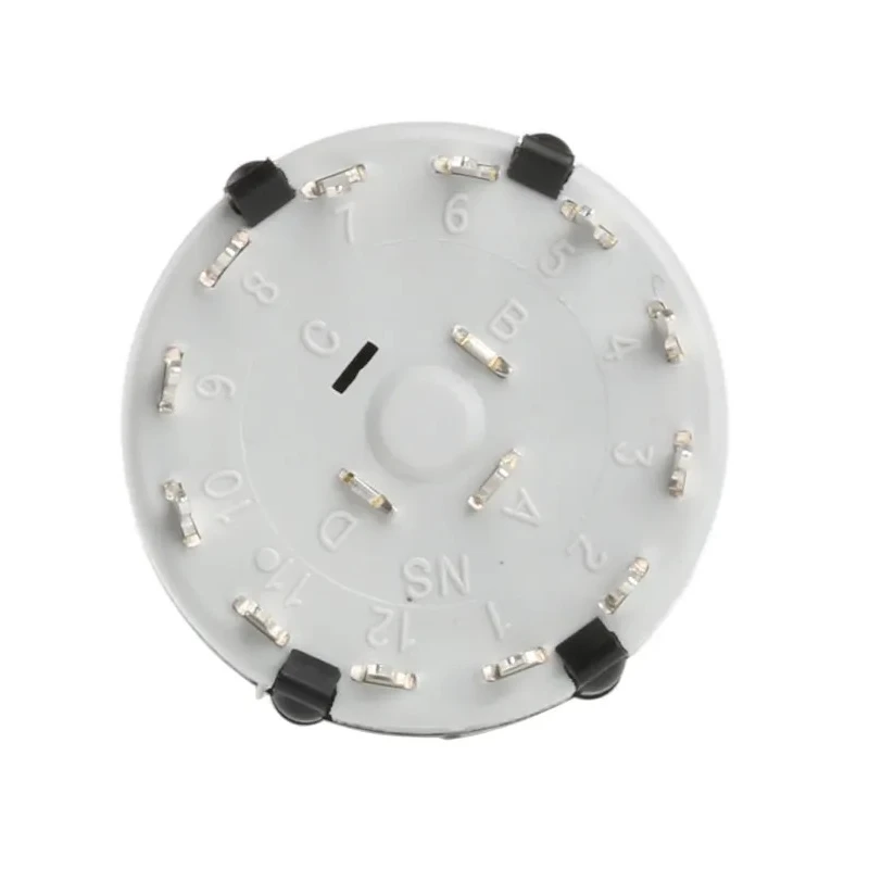Lorlin 12 Position SPST Rotary Switch 150mA 250V AC 24V DC Polyamide Housing CK1049