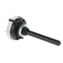 Lorlin 4 Position 3PST Rotary Switch 150mA, Polyamide Housing, PCB Mount, Solder Terminals CK1051