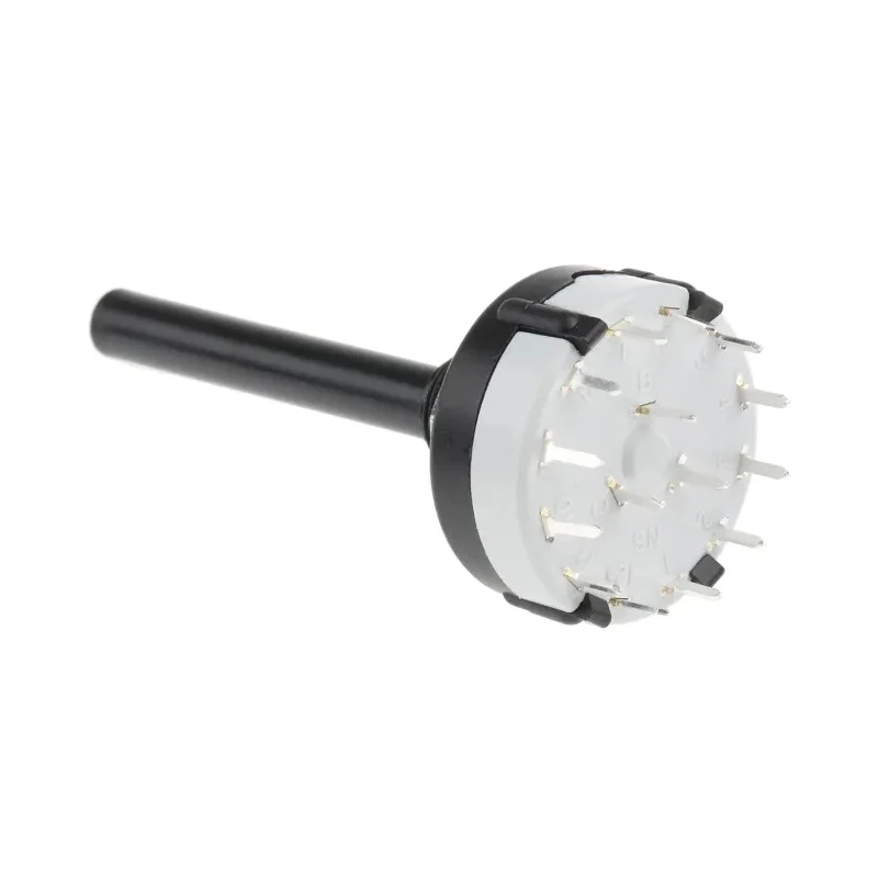 Lorlin 4 Position 3PST Rotary Switch 150mA, Polyamide Housing, PCB Mount, Solder Terminals CK1051