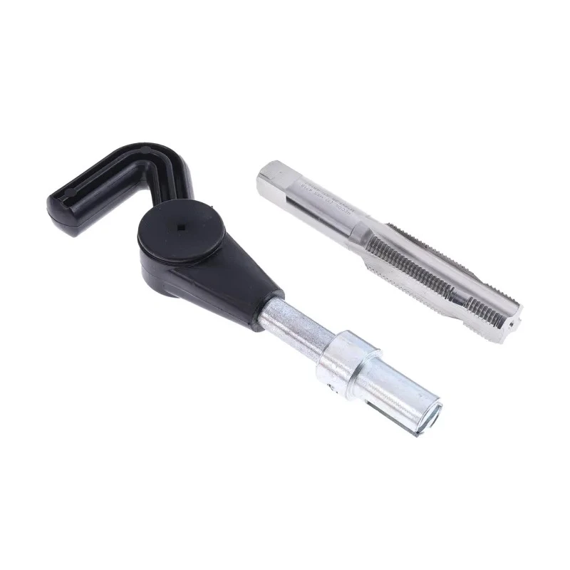 Recoil 10 Piece Thread Repair Kit with HSS Tap, Drills, Tang Break Tools, Stainless Steel Inserts 38142