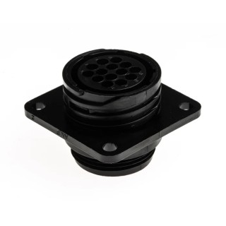 TE Connectivity Circular Connector Panel Mount Socket Female 14 Contacts IP67 250V CPC Series 206043-1