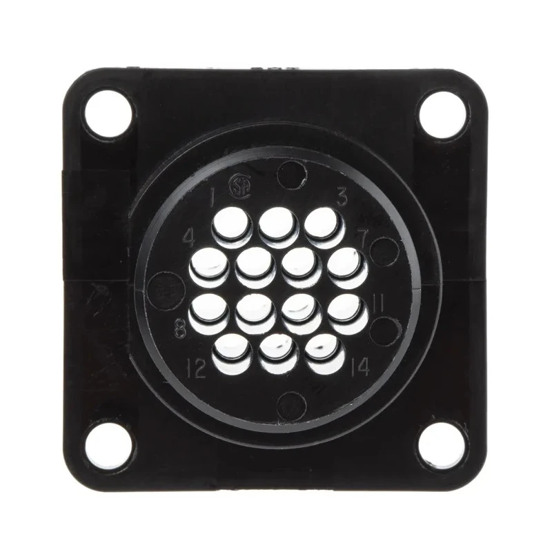 TE Connectivity Circular Connector Panel Mount Socket Female 14 Contacts IP67 250V CPC Series 206043-1