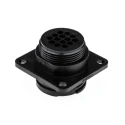 TE Connectivity Circular Connector Panel Mount Socket Female 14 Contacts IP67 250V CPC Series 206043-1