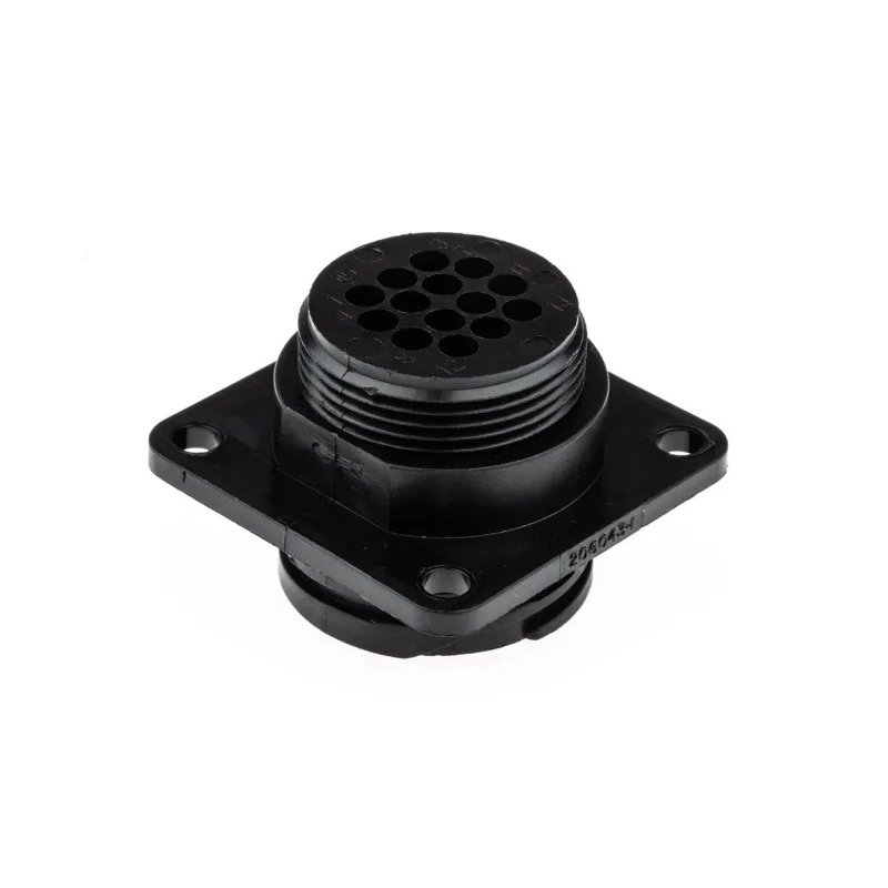 TE Connectivity Circular Connector Panel Mount Socket Female 14 Contacts IP67 250V CPC Series 206043-1