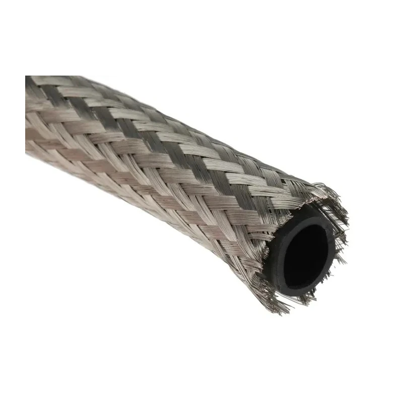 TE Connectivity Expandable Braided Copper Silver Cable Sleeve 10m Length 11-24 mm Diameter RayBraid RAY-101-12.5(10)CK0610
