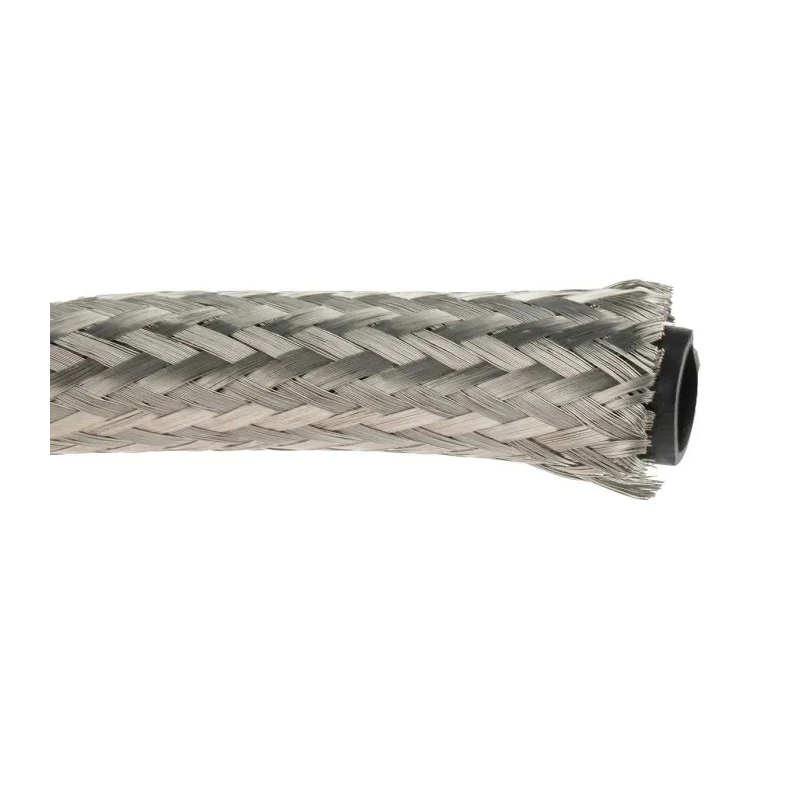 TE Connectivity Expandable Braided Copper Silver Cable Sleeve 10m Length 11-24 mm Diameter RayBraid RAY-101-12.5(10)CK0610