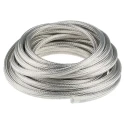 TE Connectivity Expandable Braided Copper Silver Cable Sleeve 10m Length 11-24 mm Diameter RayBraid RAY-101-12.5(10)CK0610