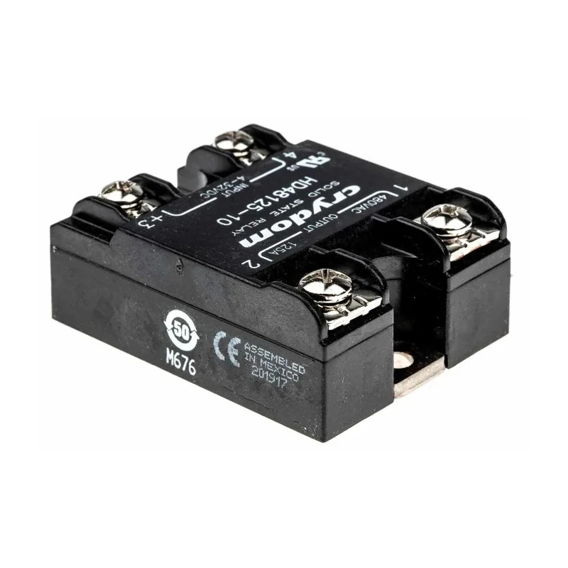 Crydom HD Series Solid State Relay Panel Mount 125A Load 530V AC Load 32V Control HD48125-10