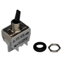 APEM Panel Mount Toggle Switch On-Off 2RT Tab Terminal 24 V dc 250 V ac 641NH/2