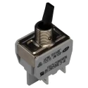 APEM Panel Mount Toggle Switch On-Off 2RT Tab Terminal 24 V dc 250 V ac 641NH/2