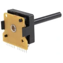 Lorlin 2 Position 4PST Rotary Switch 500mA 250V AC/DC PCB Mount Solder Terminals PT6596