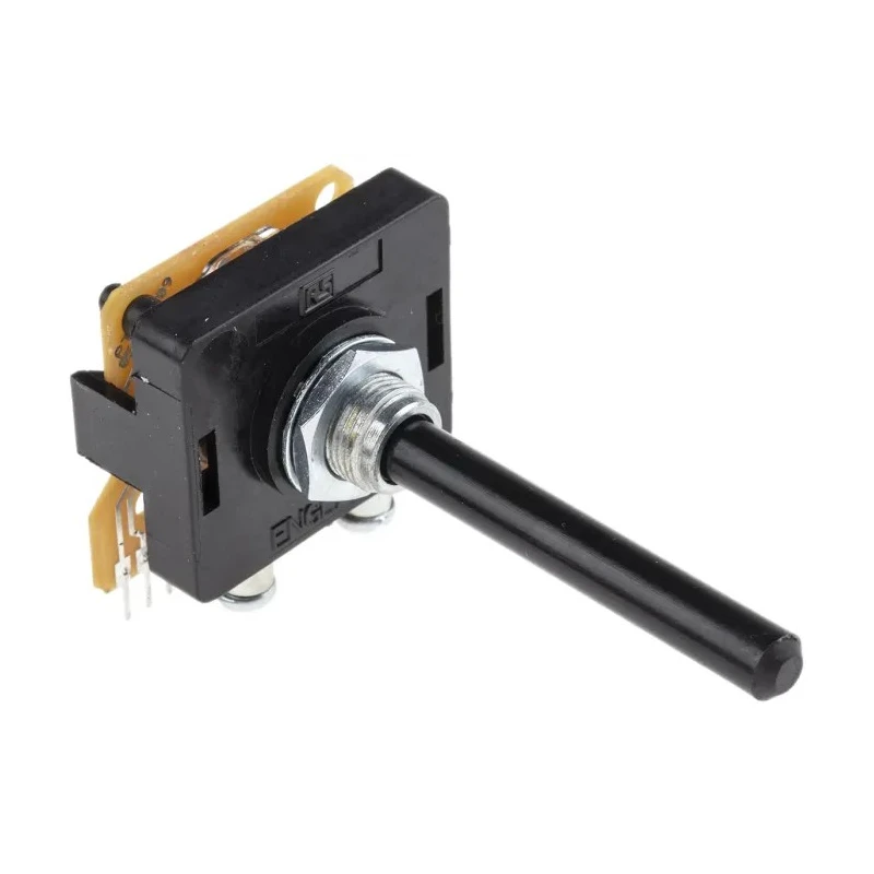 Lorlin 2 Position 4PST Rotary Switch 500mA 250V AC/DC PCB Mount Solder Terminals PT6596