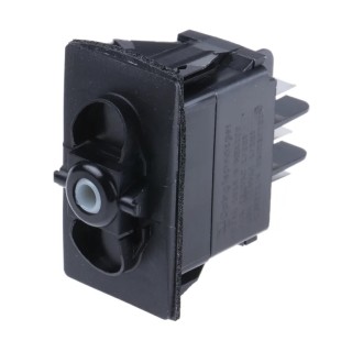 Carlingswitch Illuminated DPDT Rocker Switch Panel, On-Off-On Configuration, 10A, 28V DC, 250V AC, IP68 Rated RCV-37106235