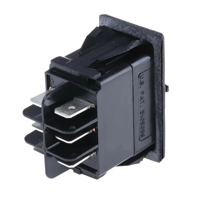 Carlingswitch Illuminated DPDT Rocker Switch Panel, On-Off-On Configuration, 10A, 28V DC, 250V AC, IP68 Rated RCV-37106235