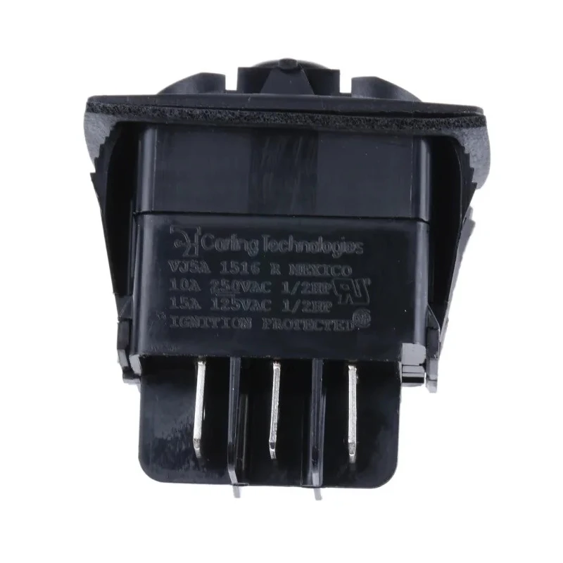 Carlingswitch Illuminated DPDT Rocker Switch Panel, On-Off-On Configuration, 10A, 28V DC, 250V AC, IP68 Rated RCV-37106235