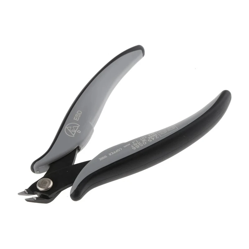 RS PRO Angle ESD Safe Cable Cutter 137mm Steel Jaw 1mm Cutting Capacity 245-0586
