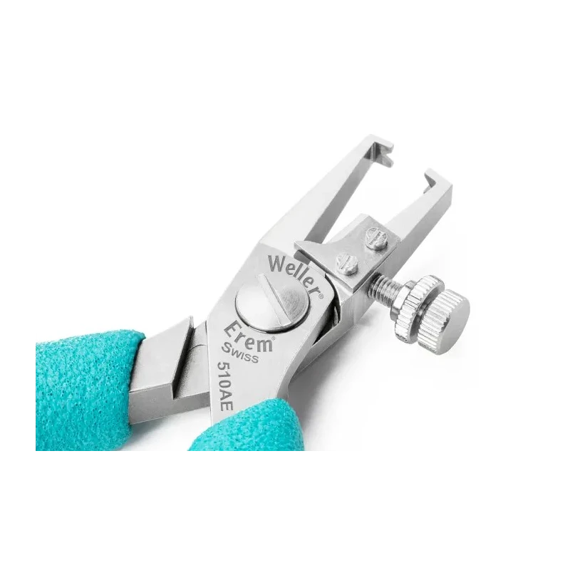 Weller Erem Fibre Optic Insulated Wire Stripper 0.25 to 1.02 mm Stripping Range 120mm Overall Length 510AE