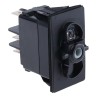 Carlingswitch DPST Latching 2P Rocker Switch Panel IP68 10A 250V AC 28V DC RCV-37106255
