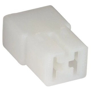 TE Connectivity AMP FASTIN-FASTON 2 Way Polyamide 66 Crimp Terminal Housing 6.35 mm Tab Size 180923-0