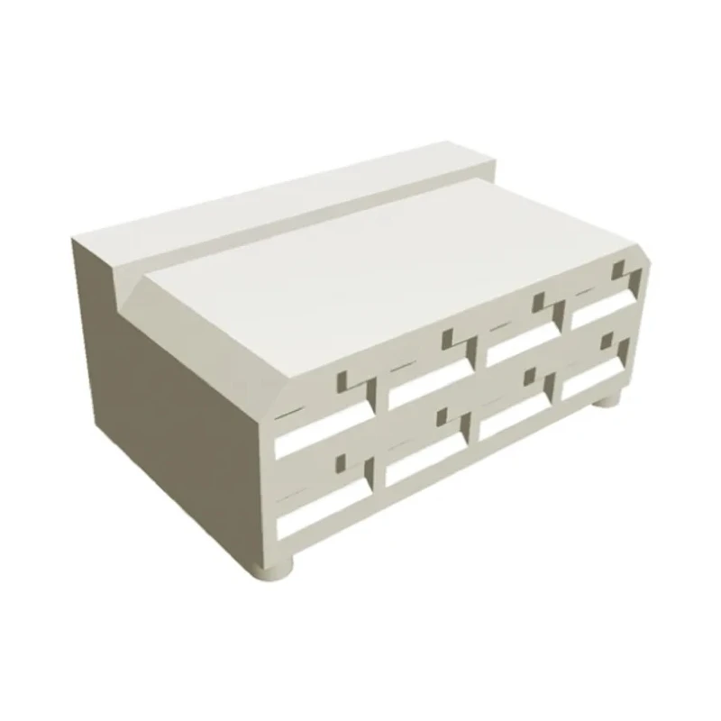 TE Connectivity Positive Lock Mark I 8 Way Nylon Crimp Terminal Housing 6.35 mm Tab Size 163007-0