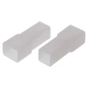 TE Connectivity AMP FASTIN-FASTON 1 Way Polyamide 66 Crimp Terminal Housing 6.35 mm Tab Size 180916-0