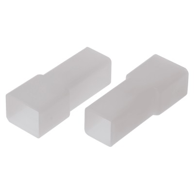 TE Connectivity AMP FASTIN-FASTON 1 Way Polyamide 66 Crimp Terminal Housing 6.35 mm Tab Size 180916-0
