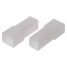 TE Connectivity AMP FASTIN-FASTON 1 Way Polyamide 66 Crimp Terminal Housing 6.35 mm Tab Size 180916-0