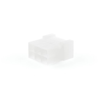 TE Connectivity AMP FASTIN-FASTON 6 Way Polyamide 66 Crimp Terminal Housing 6.35 mm Tab Size Natural 180906-0