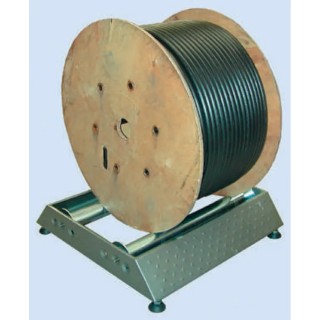 RS PRO Cable Drum Roller, 1-Shelves, 50 m Capacity, Aluminium and Steel Construction 666-688