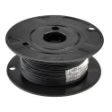 TE Connectivity ACW Series Black Automotive Wire, 19/0.19 mm Core, 100 m Length, Polyvinyl Fluoride Jacket ACW0219-0.50-0