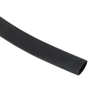 RS PRO Polyolefin Flame Retardant Heat Shrink Tubing Black 12.7 mm Sleeve Diameter 10m Length 2:1 Ratio 666-919