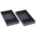 CAMDENBOSS Black ABS Handheld Enclosure Integral Battery Compartment IP54 105 mm x 61 mm x 28 mm CHHMC01BK