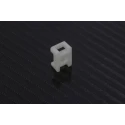 RS PRO White Screw Cable Tie Mount 9 mm x 16 mm x 23 mm 666-739