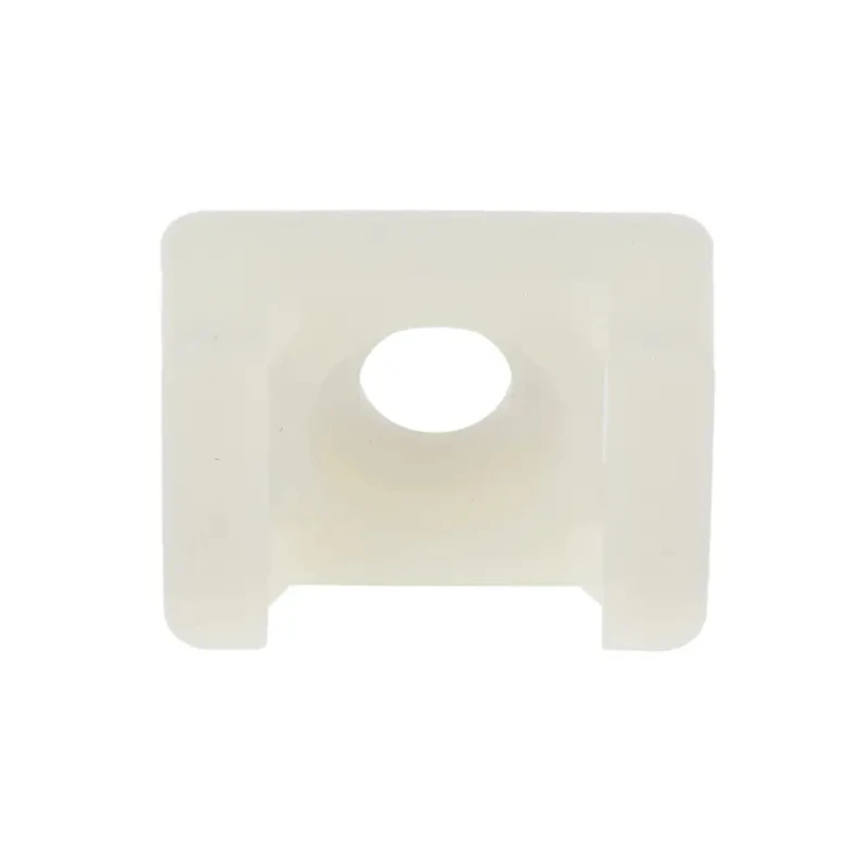 RS PRO White Screw Cable Tie Mount 9 mm x 16 mm x 23 mm 666-739