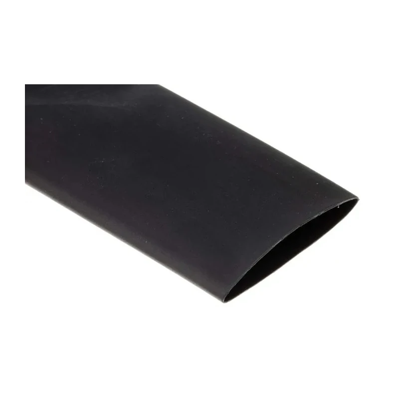 RS PRO Heat Shrink Tubing Black Polyolefin 25.4 mm Sleeve Diameter 3m Length 2:1 Shrink Ratio 666-931