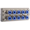 SMC Pneumatic Fitting KDM Series Push to Connect Tube 6mm 60°C Maximum Temperature KDM10-06