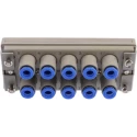 SMC Pneumatic Fitting KDM Series Push to Connect Tube 6mm 60°C Maximum Temperature KDM10-06