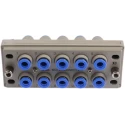 SMC Pneumatic Fitting KDM Series Push to Connect Tube 6mm 60°C Maximum Temperature KDM10-06
