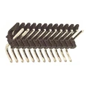 Molex KK 396 Series Right Angle Through Hole Pin Header 12 Contacts 3.96 mm Pitch 1 Row Unshrouded 26-48-1126