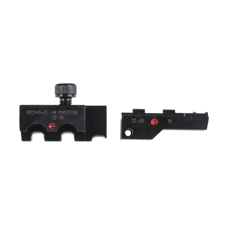 TE Connectivity Crimp Die Set Insulated Red and Blue for Ultra-Fast Terminals CERTI-CRIMP II 90390-3