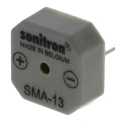 Sonitron Through Hole Continuous Internal 6 mm Buzzer 75 dB 1.5 V dc Min 24 V dc Max SMA-13-P7.5
