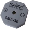 Sonitron Through Hole Continuous Internal Buzzer 87 dB 10.5 mm Height 30 mm Length 1.5 V dc Min 24 V dc Max SMA-30-P15