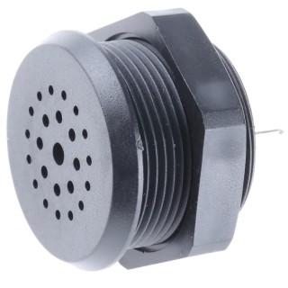 Sonitron 86 dB Panel Mount Multifunction Internal 26 mm Piezo Buzzer Component 140 mm 5 V dc Min 35V dc Max SCI535B1 BLACK